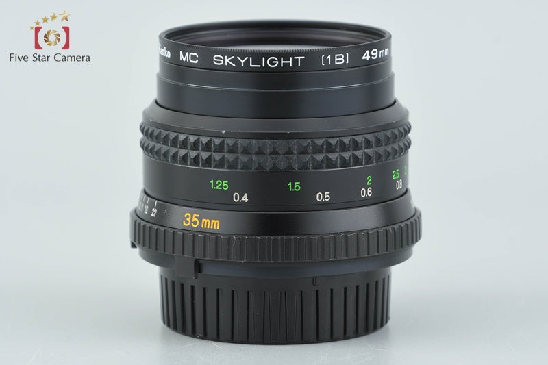 Minolta MD W.ROKKOR 35mm f/2.8