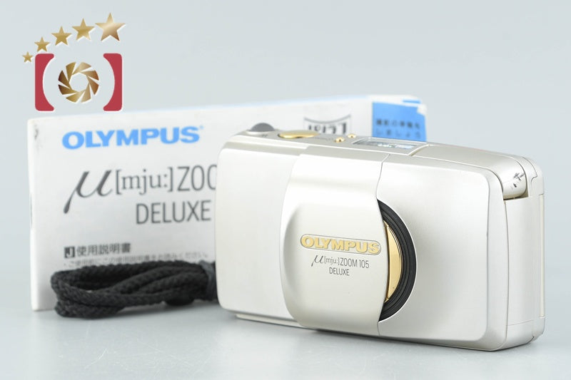 Olympus μ[mju:] ZOOM 105 DELUXE 35mm Point & Shoot Film Camera