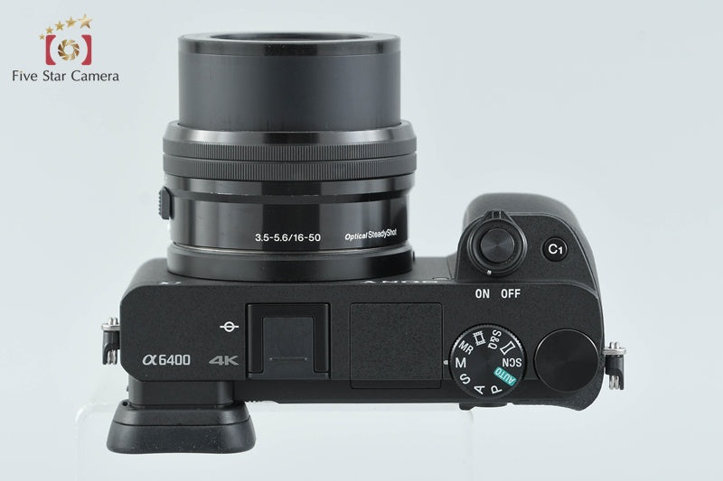 Sony Alpha α6400 ILCE-6400 Black 24.2 MP 16-50 Lens [Japanese Language Only]