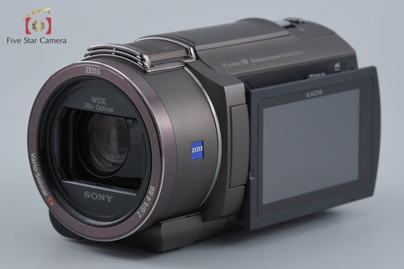 SONY HANDYCAM FDR-AX45 Bronze Brown Digital Camcorder [Multiple Languages]