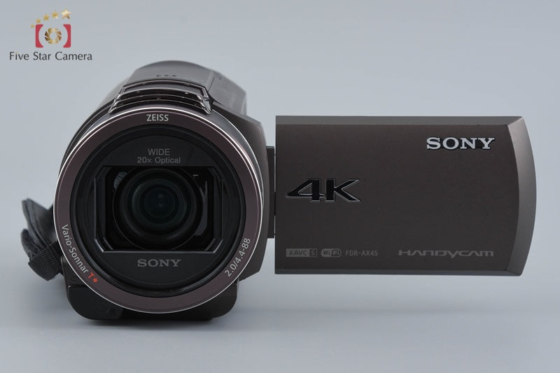 SONY HANDYCAM FDR-AX45 Bronze Brown Digital Camcorder [Multiple Languages]