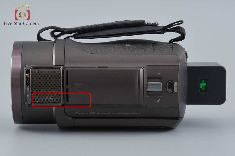 SONY HANDYCAM FDR-AX45 Bronze Brown Digital Camcorder [Multiple Languages]