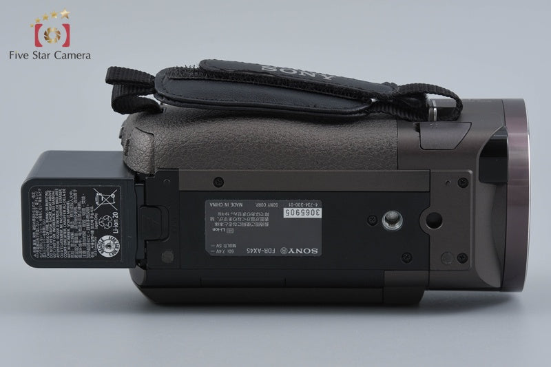 SONY HANDYCAM FDR-AX45 Bronze Brown Digital Camcorder [Multiple Languages]