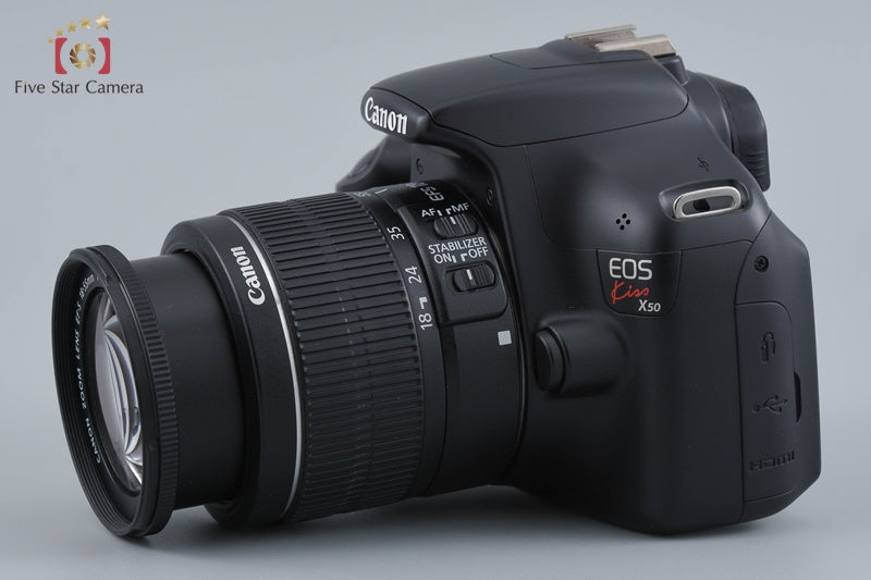 "Count 1,206" Canon EOS Kiss X50 / Rebel T3 / 1100D Black 12.2 MP 18-55 Lens