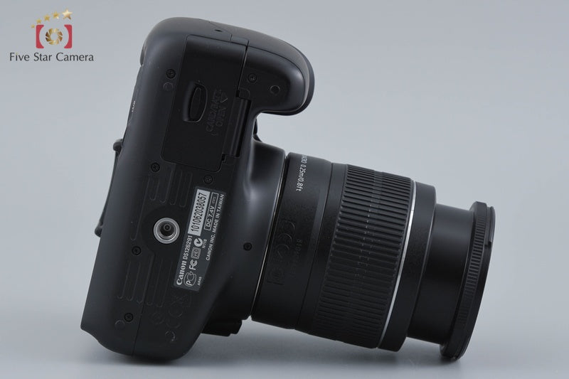"Count 1,206" Canon EOS Kiss X50 / Rebel T3 / 1100D Black 12.2 MP 18-55 Lens
