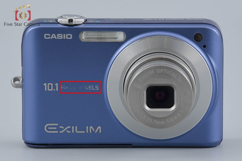 Casio EXILIM ZOOM EX-Z1080 Blue 10.1 MP Digital Camera
