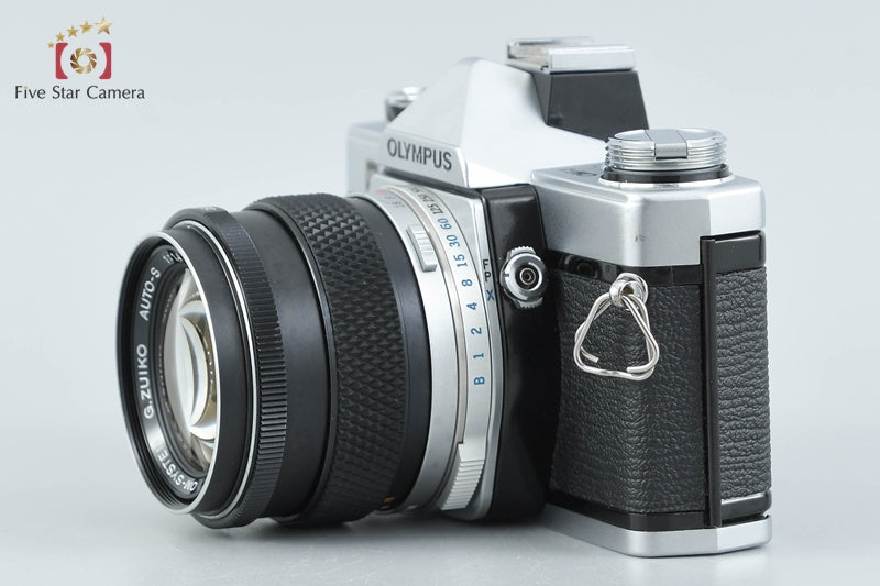 Olympus OM-1 Silver 35mm SLR Film Camera + G.ZUIKO AUTO-S 50mm f/1.4