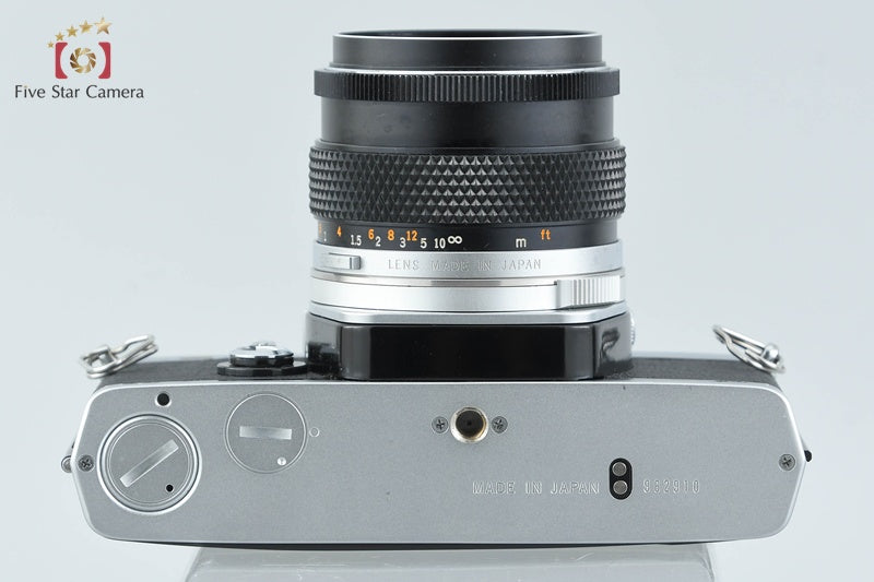 Olympus OM-1 Silver 35mm SLR Film Camera + G.ZUIKO AUTO-S 50mm f/1.4
