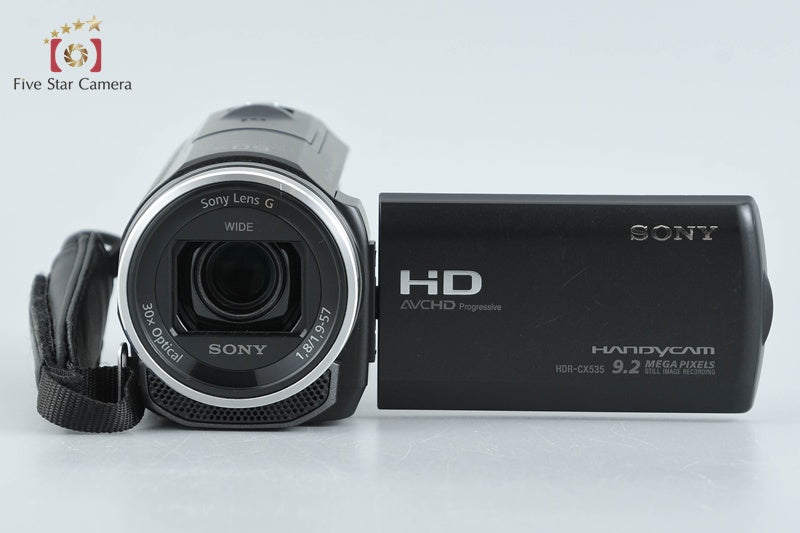 SONY HANDYCAM HDR-CX535 Black Video Camcorder [Japanese Language Only]