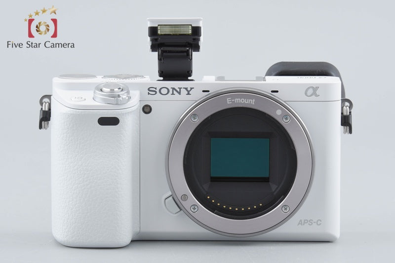 Sony α6000 ILCE-6000 White 24.3 MP 16-50 55-210 Lenses [Multiple Languages]