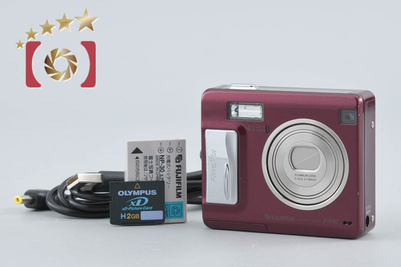 Fujifilm FinePix F440 Wine Red 4.1 MP Digital Camera