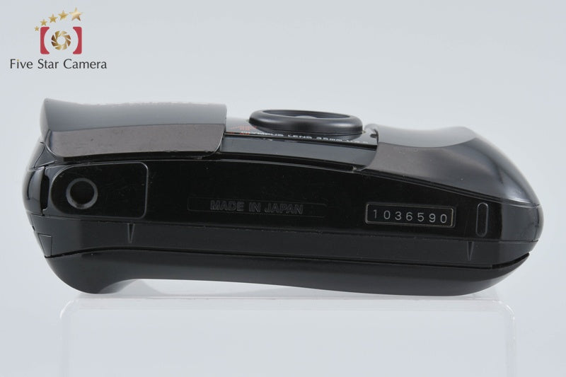 Olympus μ[mju:] Black 35mm Point & Shoot Film Camera