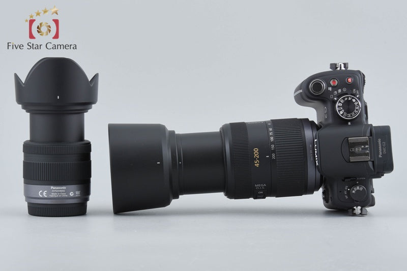 Panasonic LUMIX DMC-G2 Black 12.1 MP 14-42 45-200 Lens [Japanese Language Only]