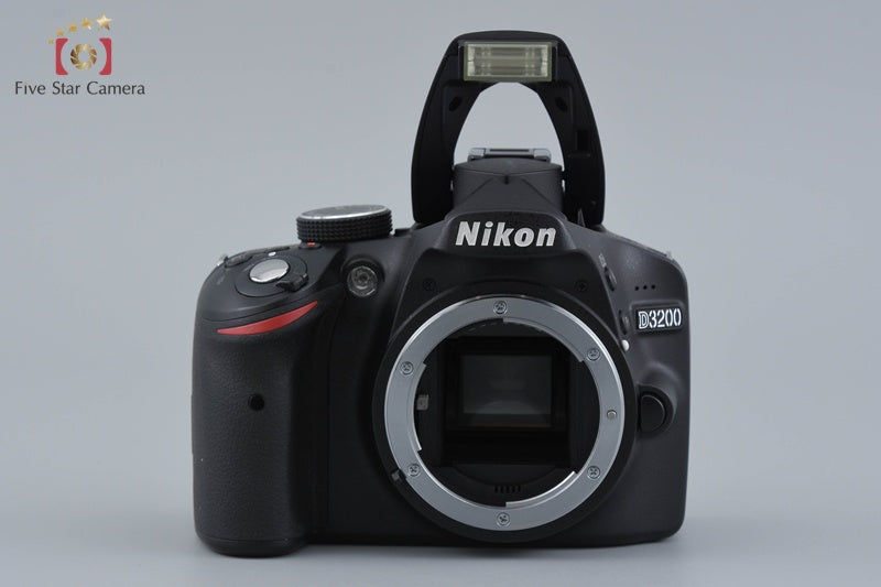 Nikon D3200 Black 24.2 MP DSLR 18-55 55-200 VR Lenses