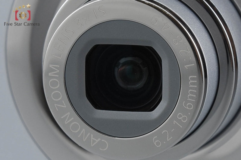 Canon IXY Digital 110 IS Silver 10.0 MP Digital Camera w/ Box