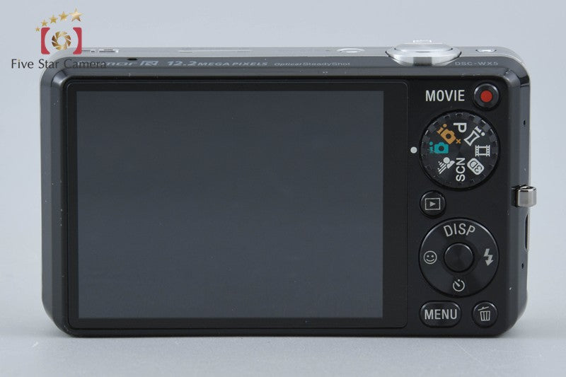 SONY Cyber-shot DSC-WX5 Silver 12.2 MP Digital Camera [Japanese Language Only]