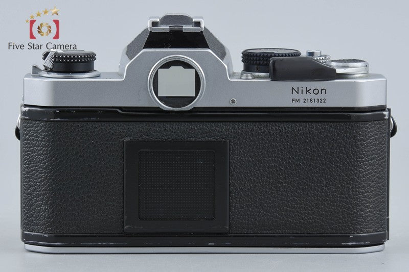 Nikon FM Silver Early Model 35mm SLR Film Camera