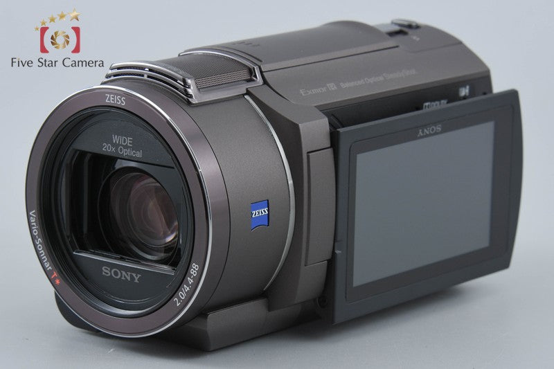 Sony HANDYCAM FDR-AX40 Bronze Brown 4K Handycam [Multiple Languages]