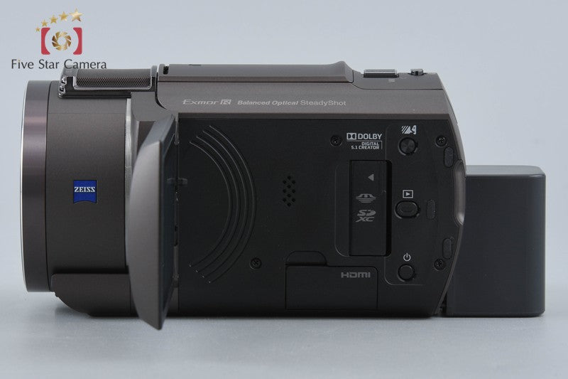 Sony HANDYCAM FDR-AX40 Bronze Brown 4K Handycam [Multiple Languages]