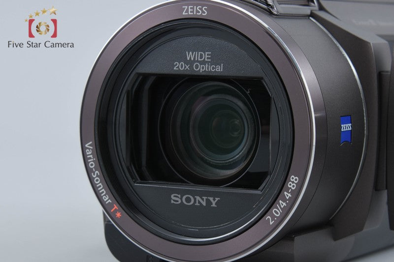 Sony HANDYCAM FDR-AX40 Bronze Brown 4K Handycam [Multiple Languages]