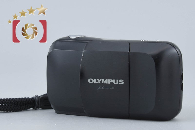 Olympus μ[mju:] Black 35mm Point & Shoot Film Camera