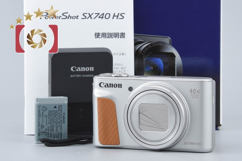 Canon PowerShot SX740 HS Silver 20.3 MP Digital Camera w/ Box