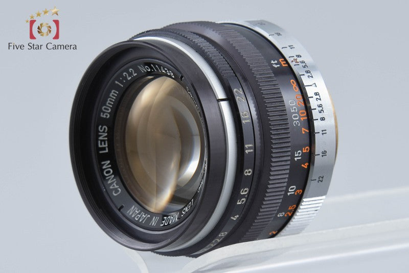 Canon 50mm f/2.2 L39 LTM Leica Thread Mount Lens