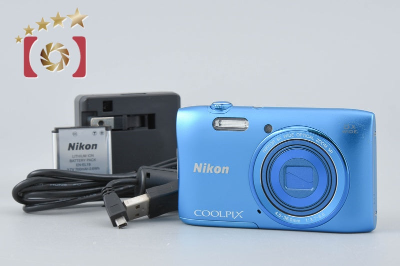 Nikon COOLPIX S3600 Cobalt Blue 20.0 MP Digital Camera