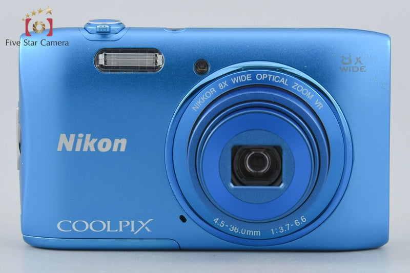 Nikon COOLPIX S3600 Cobalt Blue 20.0 MP Digital Camera