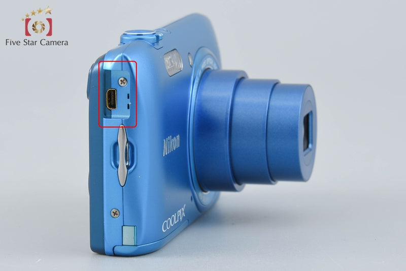 Nikon COOLPIX S3600 Cobalt Blue 20.0 MP Digital Camera