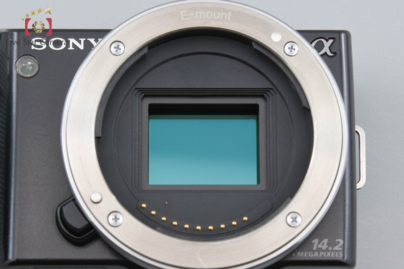 Sony α NEX-5 Black 16.1 MP 16 18-55 Lenses w/ Box [Japanese Language Only]