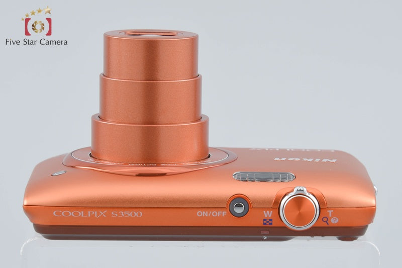 Nikon COOLPIX S3500 Apricot Orange 20.0 MP Digital Camera