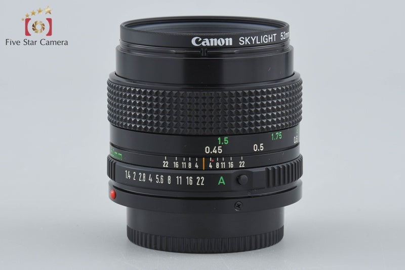 Canon New FD 50mm f/1.4