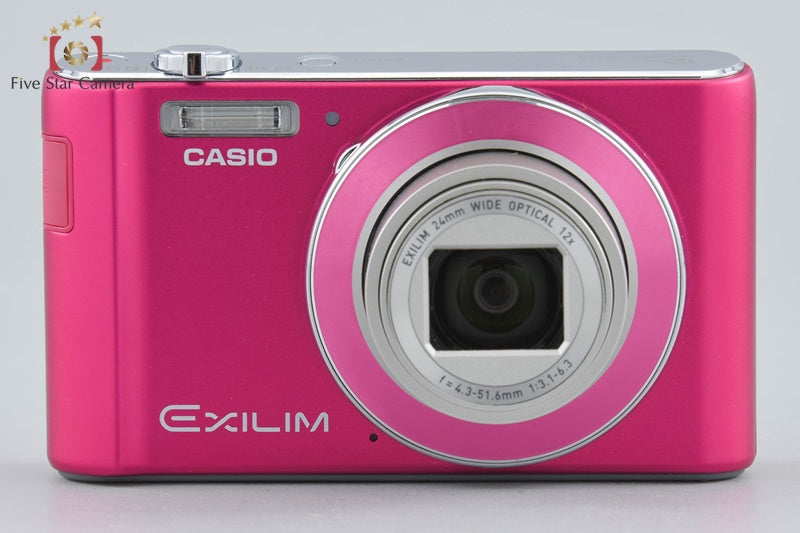 CASIO EXILIM EX-ZS190 Pink 16.1 MP Digital Camera w/ Box