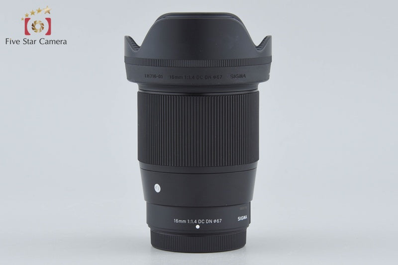 Sigma 16mm f/1.4 DC DN Contemporary for Fujifilm X Mount