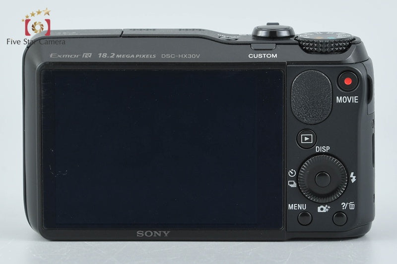 Sony Cyber-Shot DSC-HX30V Black 18.2 MP Digital Camera [Japanese Language Only]