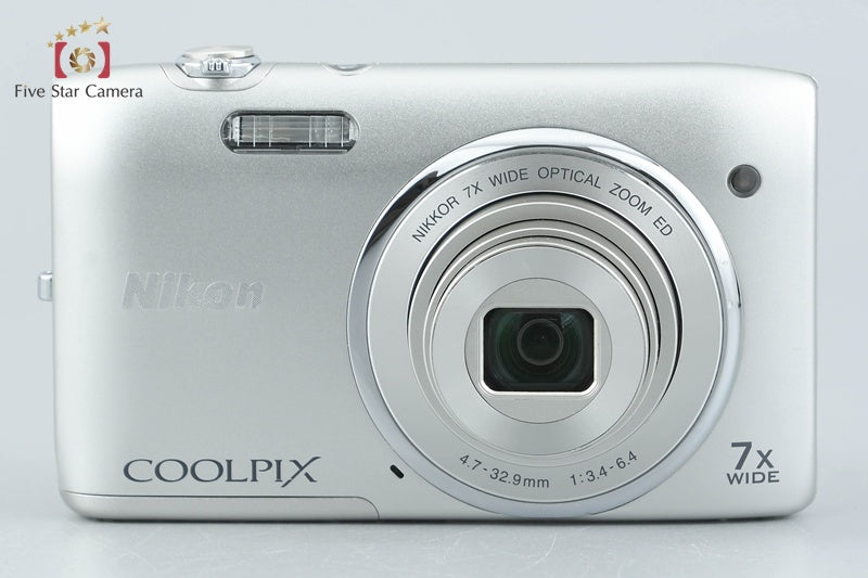 Nikon COOLPIX S3400 Crystal Silver 20.1 MP Digital Camera