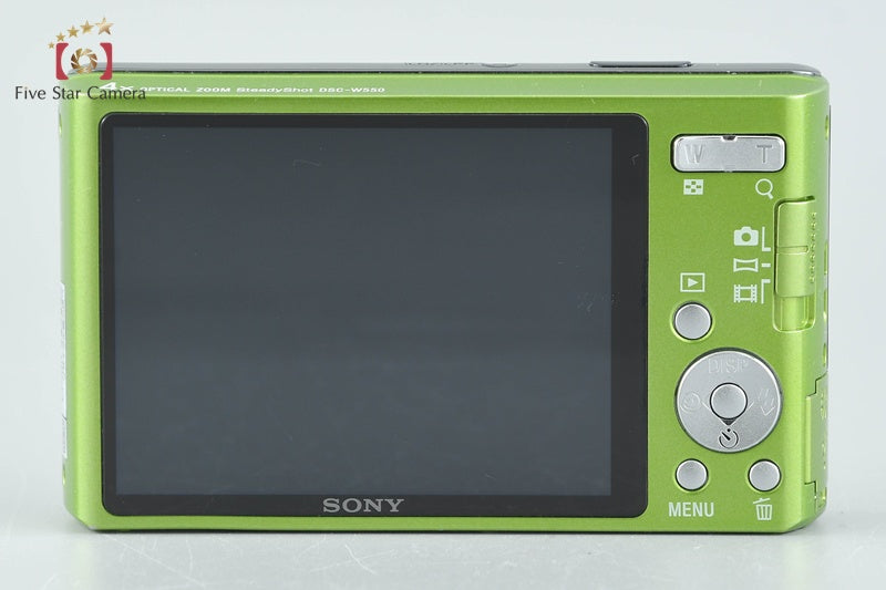 SONY Cyber-shot DSC-W550 Green 14.1 MP Digital Camera [Japanese Language Only]
