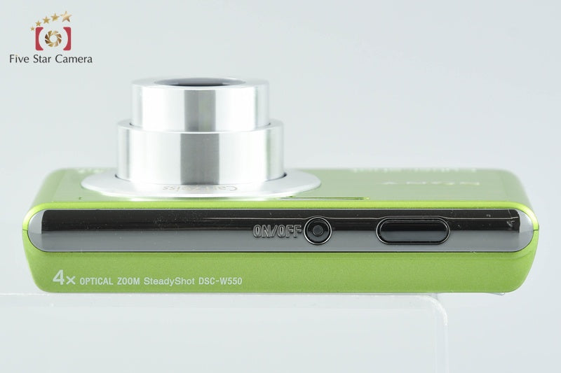 SONY Cyber-shot DSC-W550 Green 14.1 MP Digital Camera [Japanese Language Only]