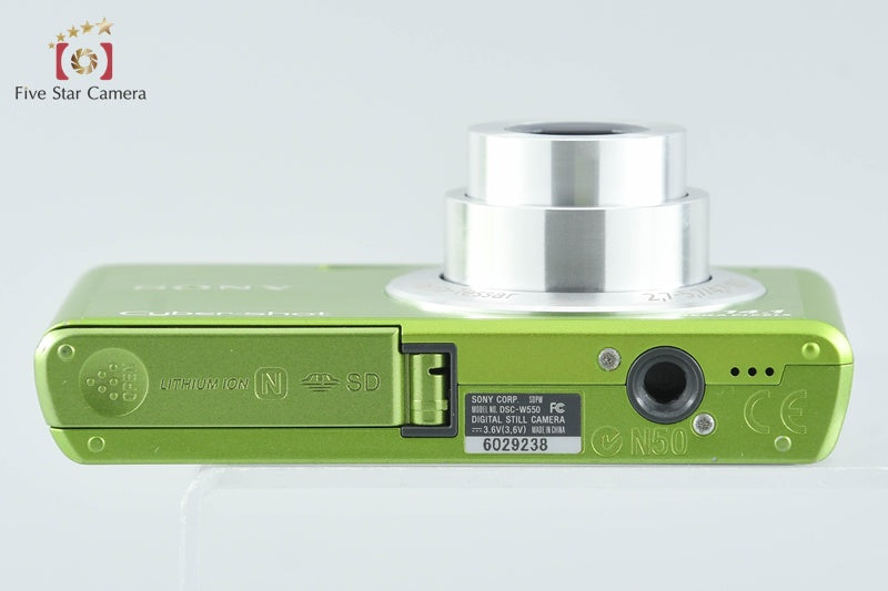 SONY Cyber-shot DSC-W550 Green 14.1 MP Digital Camera [Japanese Language Only]