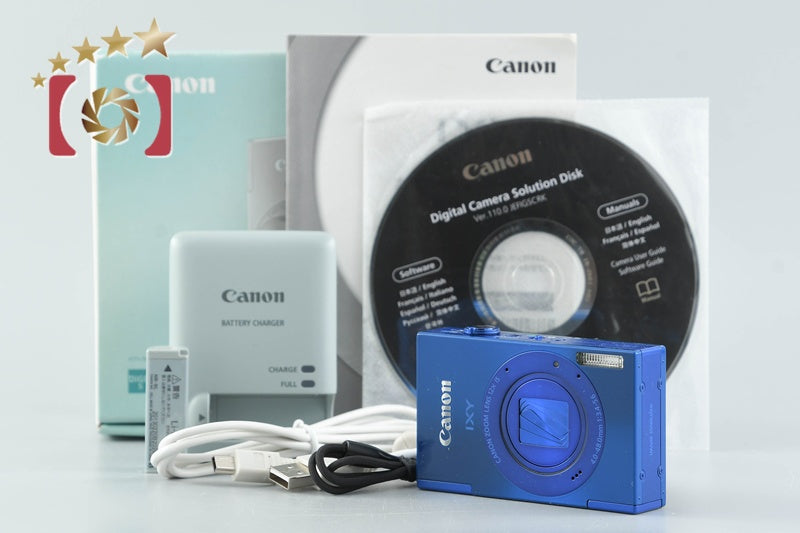 Canon IXY 3 Blue 10.1 MP Digital Camera w/ Box