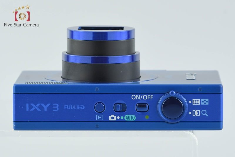 Canon IXY 3 Blue 10.1 MP Digital Camera w/ Box