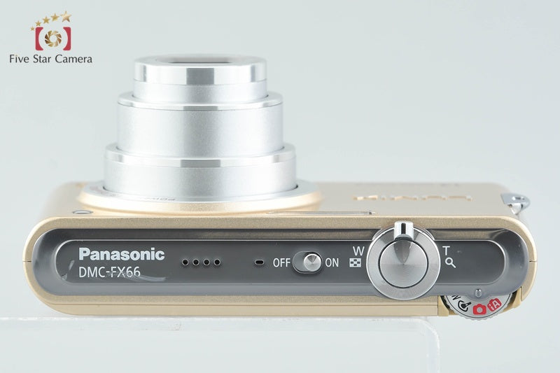 Panasonic LUMIX DMC-FX66 Gold 14.1 MP Digital Camera [Japanese Language Only]