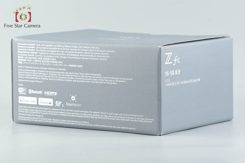 "Shutter count 683" Nikon Z fc Silver 20.9 MP 16-50 VR Lens w/ Box