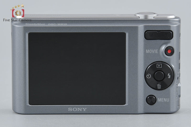 Sony Cyber-Shot DSC-W810 Silver 20.1 MP Digital Camera [Japanese Language Only]
