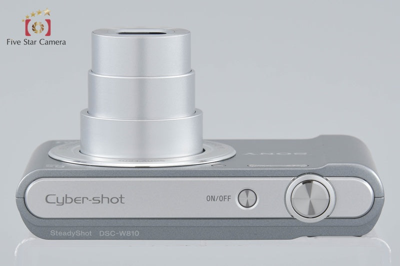 Sony Cyber-Shot DSC-W810 Silver 20.1 MP Digital Camera [Japanese Language Only]