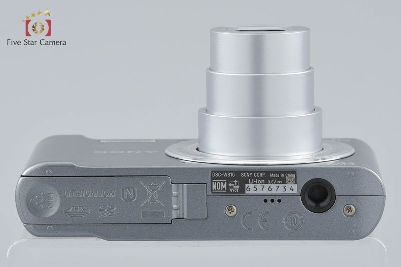 Sony Cyber-Shot DSC-W810 Silver 20.1 MP Digital Camera [Japanese Language Only]