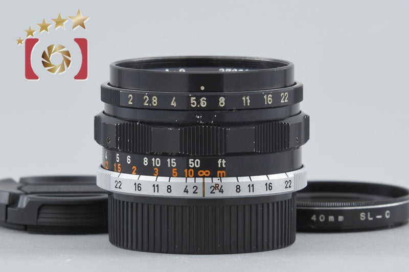Canon 35mm f/2 L39 LTM Leica Thread Mount Lens