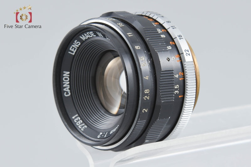 Canon 35mm f/2 L39 LTM Leica Thread Mount Lens