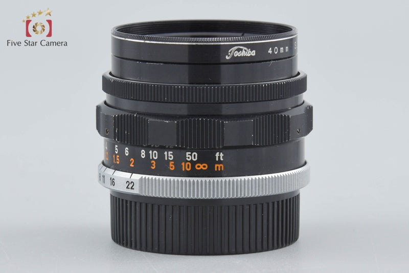 Canon 35mm f/2 L39 LTM Leica Thread Mount Lens